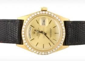 Gold and Diamond Rolex Day Date 1803