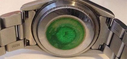 rolex green hologram sticker