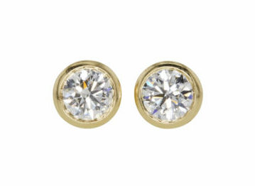 Elsa Peretti Diamond Stud Earrings
